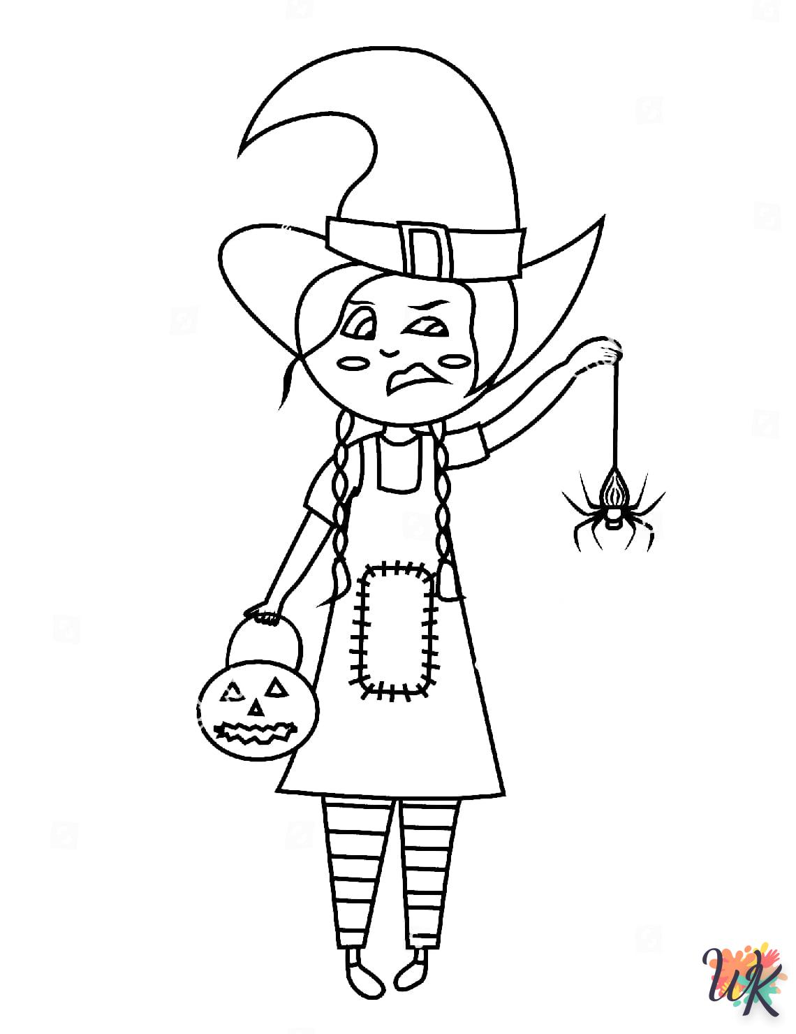 Strega 35 Disegni da Colorare Strega 33